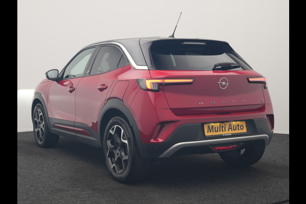 Opel Mokka-e Ultimate 50-kWh 7.4kw bl. 136pk | Trekhaak Afn. | Adaptive Cruise | 360 Camera | Sportstoelen Verwarmd | Stuur Verwarmd | Apple Carplay | Blis | Keyless | Navigatie | DAB |