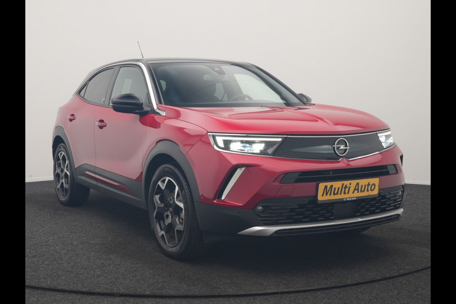 Opel Mokka-e Ultimate 50-kWh 7.4kw bl. 136pk | Trekhaak Afn. | Adaptive Cruise | 360 Camera | Sportstoelen Verwarmd | Stuur Verwarmd | Apple Carplay | Blis | Keyless | Navigatie | DAB |