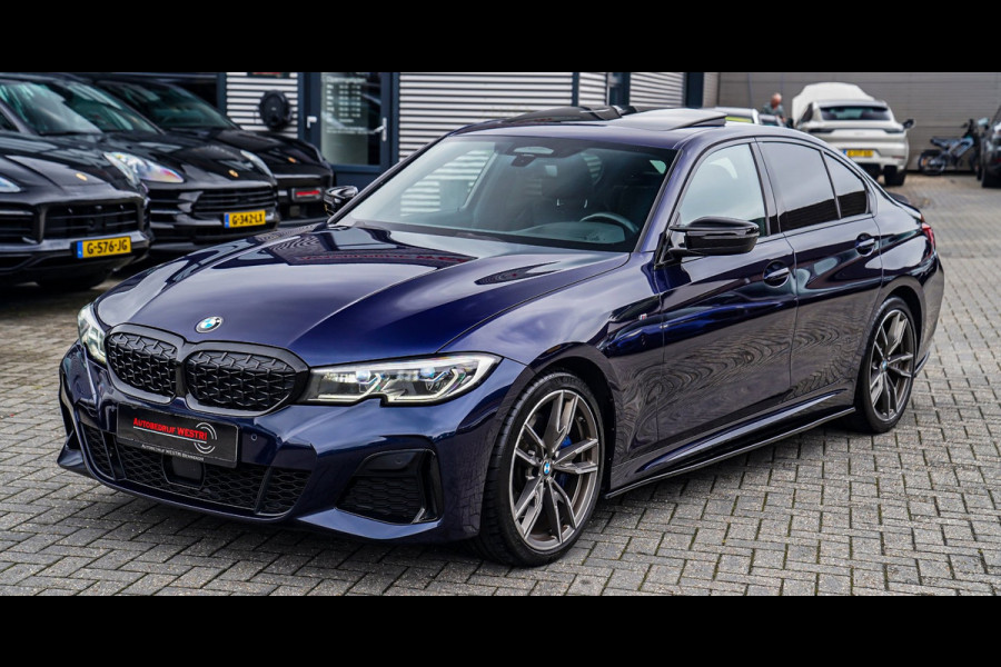 BMW 3-serie M340i xDrive High Executive | Schuifdak | Mosselman Tuning | Head up | Carplay | HarmanKardon | Stuurwielverwarming