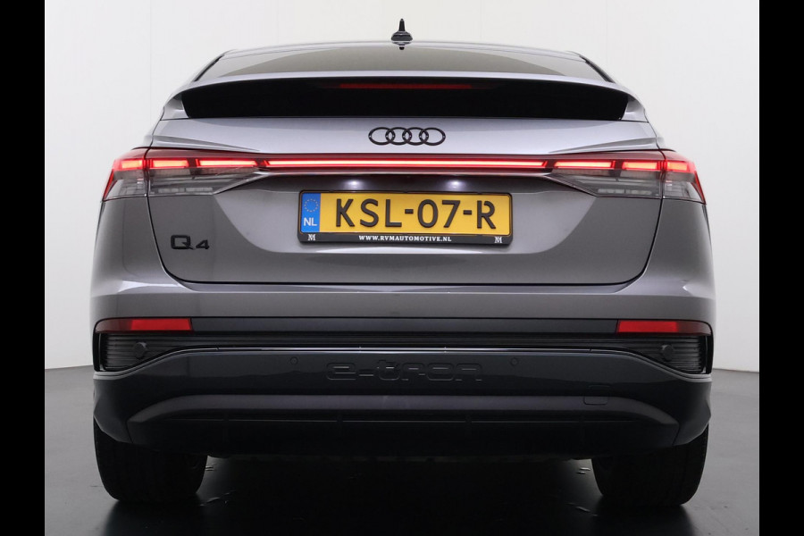 Audi Q4 Sportback e-tron 45 S Edition 82 kWh VAN: 44.900,- VOOR: 40.877,- UW HERFSTVOORDEEL: 4.023,- SOH 96% | S-Exterieur | ADAPT. CRUISE CONTROL | STOELVERWARMING | ELEK. ACHTERKLEP | ACHTERUIRIJCAMERA | RIJKLAAR + 12 MND BOVAG GARANTIE | RESTERENDE ACCU GARANTIE TOT EN MET 2032 OF 160k KM |