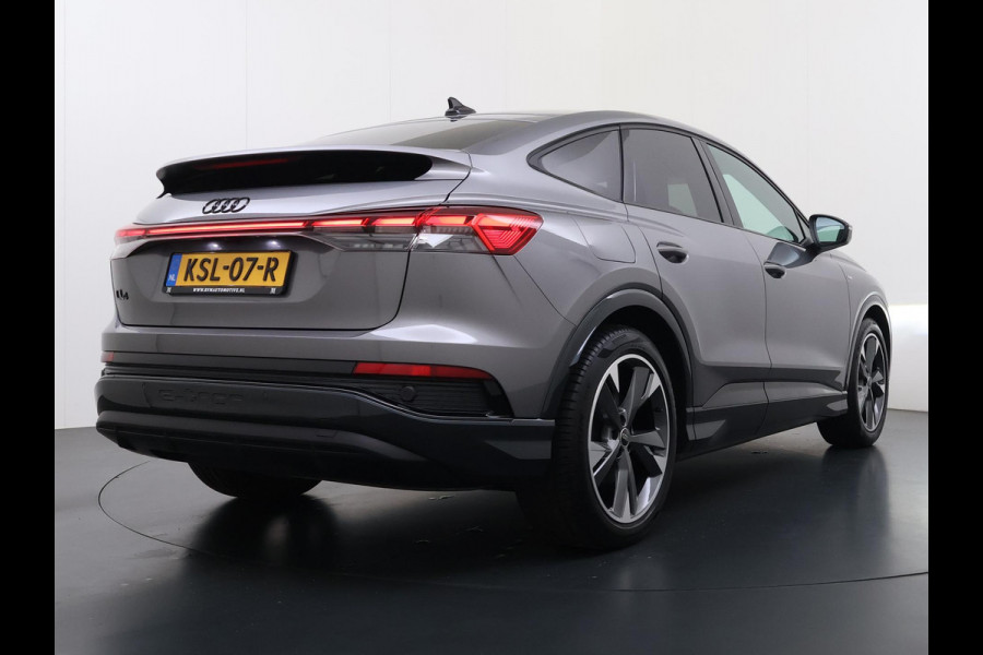 Audi Q4 Sportback e-tron 45 S Edition 82 kWh VAN: 44.900,- VOOR: 40.877,- UW HERFSTVOORDEEL: 4.023,- SOH 96% | S-Exterieur | ADAPT. CRUISE CONTROL | STOELVERWARMING | ELEK. ACHTERKLEP | ACHTERUIRIJCAMERA | RIJKLAAR + 12 MND BOVAG GARANTIE | RESTERENDE ACCU GARANTIE TOT EN MET 2032 OF 160k KM |
