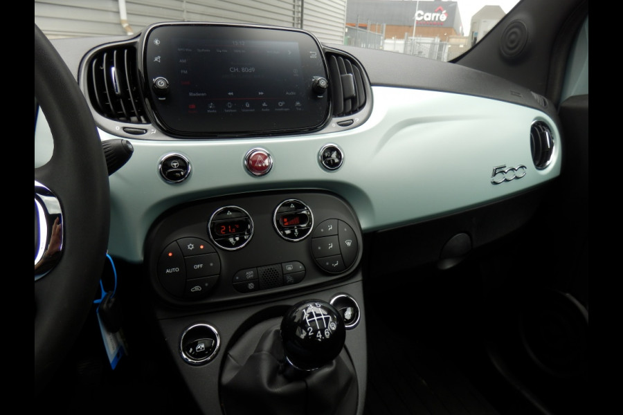 Fiat 500 Hybrid Dolcevita | Clima | Apple Carpl. Andr. Auto | Panoramadak