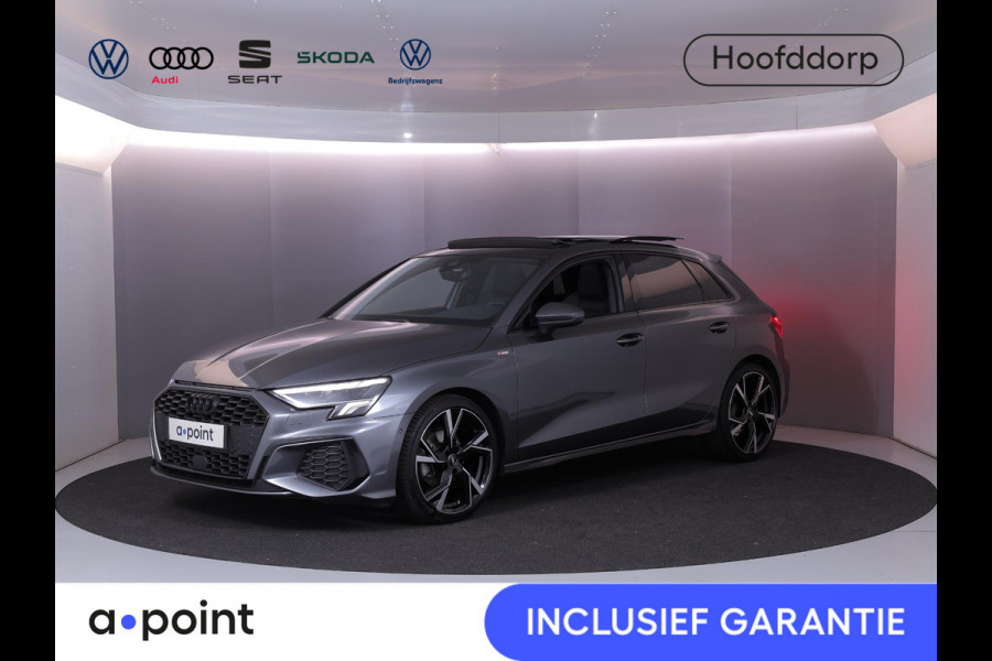 Audi A3 Sportback 30 TFSI S edition 110 pk S-tronic | Verlengde garantie | Navigatie | Panoramadak | Parkeersensoren (Park assist) | Achteruitrijcamera | Stoelverwarming | S-Line |