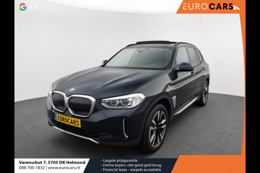 BMW iX3 High Executive Edition 80 kWh SOH 98,6% Panoramadak Trekhaak Navigatie Apple CarPlay Android Auto Camera Parkeerhulp Adaptive Cruise Control Stoelverwarming Full Led Leder Climate Control Lichtmetalen velgen