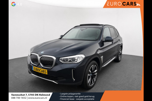 BMW iX3 High Executive Edition 80 kWh SOH 98,6% Panoramadak Trekhaak Navigatie Apple CarPlay Android Auto Camera Parkeerhulp Adaptive Cruise Control Stoelverwarming Full Led Leder Climate Control Lichtmetalen velgen