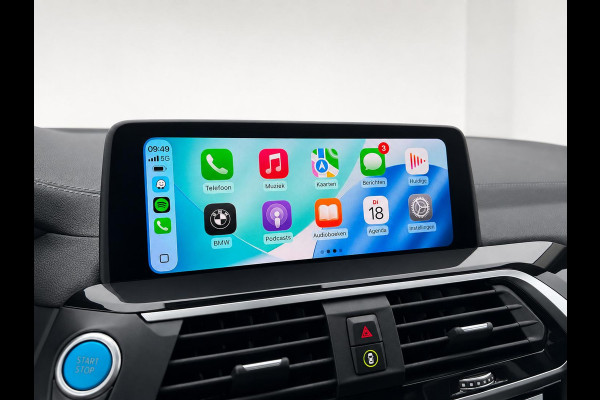 BMW iX3 High Executive Edition 80 kWh SOH 98,6% Panoramadak Trekhaak Navigatie Apple CarPlay Android Auto Camera Parkeerhulp Adaptive Cruise Control Stoelverwarming Full Led Leder Climate Control Lichtmetalen velgen