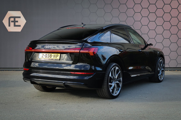Audi e-tron Sportback 55 quattro 95 kWh | RS-STOELEN | ADAPTIVE CRUISE | 22" | B&O SURROUND | PANORAMADAK | VIRTUAL MIRRORS | STUURWIELVERWARMING | TR DUBBEL GLAS | SFEERVERLICHTING | DUBBEL OPLAADPUNT L+R | ETC.