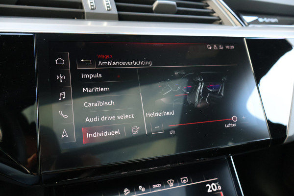 Audi e-tron Sportback 55 quattro 95 kWh | RS-STOELEN | ADAPTIVE CRUISE | 22" | B&O SURROUND | PANORAMADAK | VIRTUAL MIRRORS | STUURWIELVERWARMING | TR DUBBEL GLAS | SFEERVERLICHTING | DUBBEL OPLAADPUNT L+R | ETC.