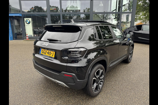 Jeep Avenger 1.2 e-Hybrid Summit AUTOMAAT | PANORAMADAK | CAMERA | LEDER | STOEL MASSAGE | EL. KLEP | 12 MND BOVAG GARANTIE