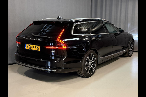 Volvo V90 2.0 T6 Plug-in hybrid AWD Plus Bright 19"/Leder + memory l + r/Stoel + stuurverwarmingAdaptieve cruise/Harman Kardon/Dodehoek/Elektrische klep/Keyless