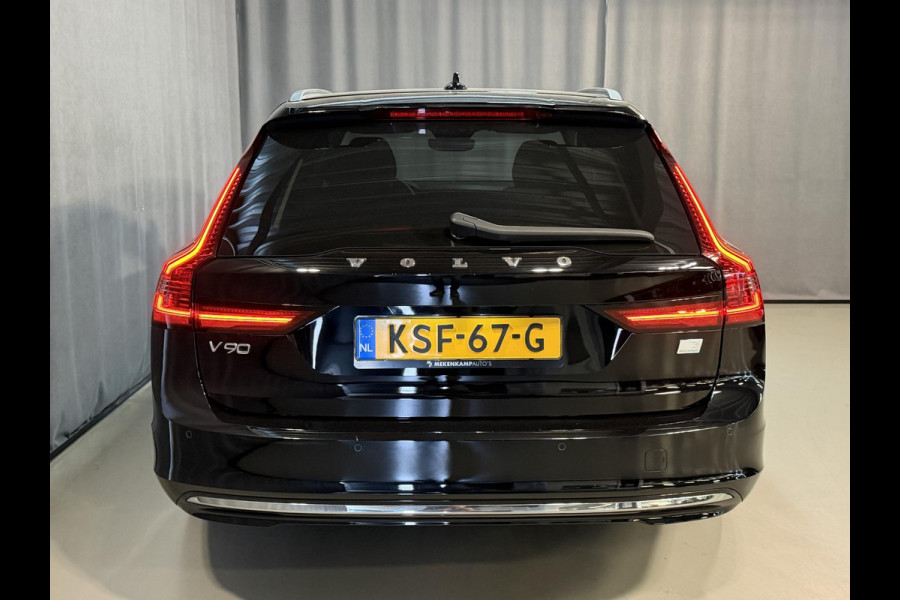 Volvo V90 2.0 T6 Plug-in hybrid AWD Plus Bright 19"/Leder + memory l + r/Stoel + stuurverwarmingAdaptieve cruise/Harman Kardon/Dodehoek/Elektrische klep/Keyless