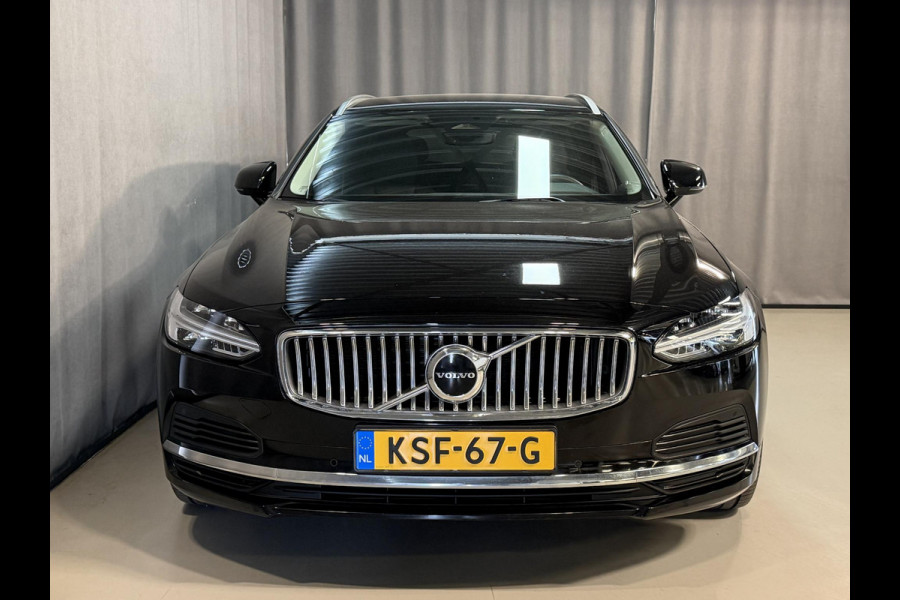 Volvo V90 2.0 T6 Plug-in hybrid AWD Plus Bright 19"/Leder + memory l + r/Stoel + stuurverwarmingAdaptieve cruise/Harman Kardon/Dodehoek/Elektrische klep/Keyless