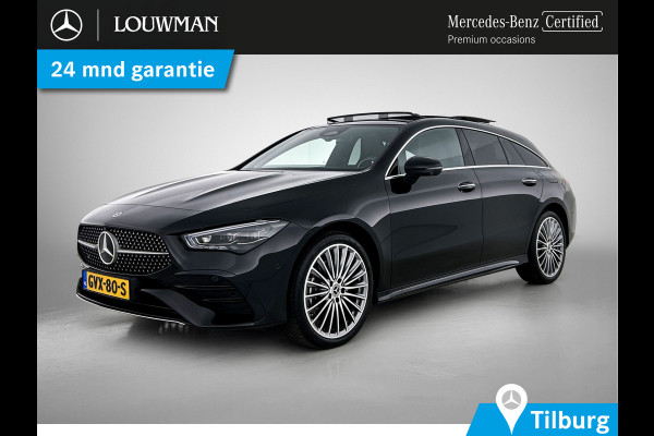 Mercedes-Benz CLA-Klasse Shooting Brake 250 e Star Edition AMG Line Plus Panoramadak | Burmester | Memory pakket | Keyless go Comfortpakket | Head up dispay Inclusief 24 maanden MB Certified garantie voor Europa.