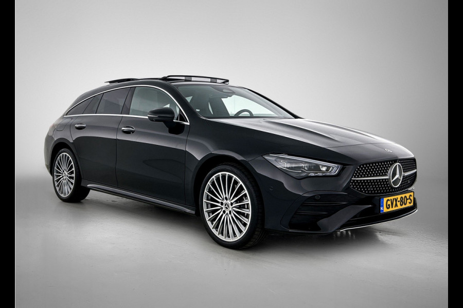 Mercedes-Benz CLA-Klasse Shooting Brake 250 e Star Edition AMG Line Plus Panoramadak | Burmester | Memory pakket | Keyless go Comfortpakket | Head up dispay Inclusief 24 maanden MB Certified garantie voor Europa.