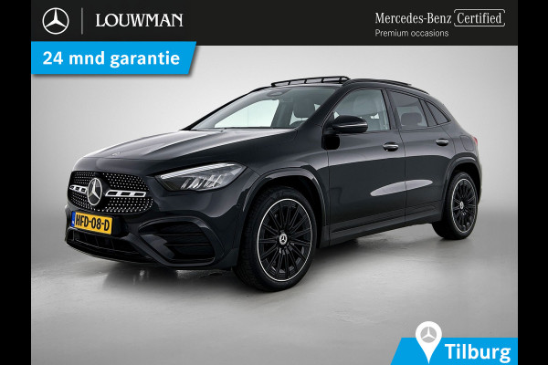 Mercedes-Benz GLA 250 e Star Edition AMG Line aug-26 | Panoramadak | 20 inch lichtemetalen velgen | lederen bekleding | MBUX wide screen | elect. bed. voorstoelen met memory | parking support Inclusief 24 maanden MB Certified garantie voor Europa.