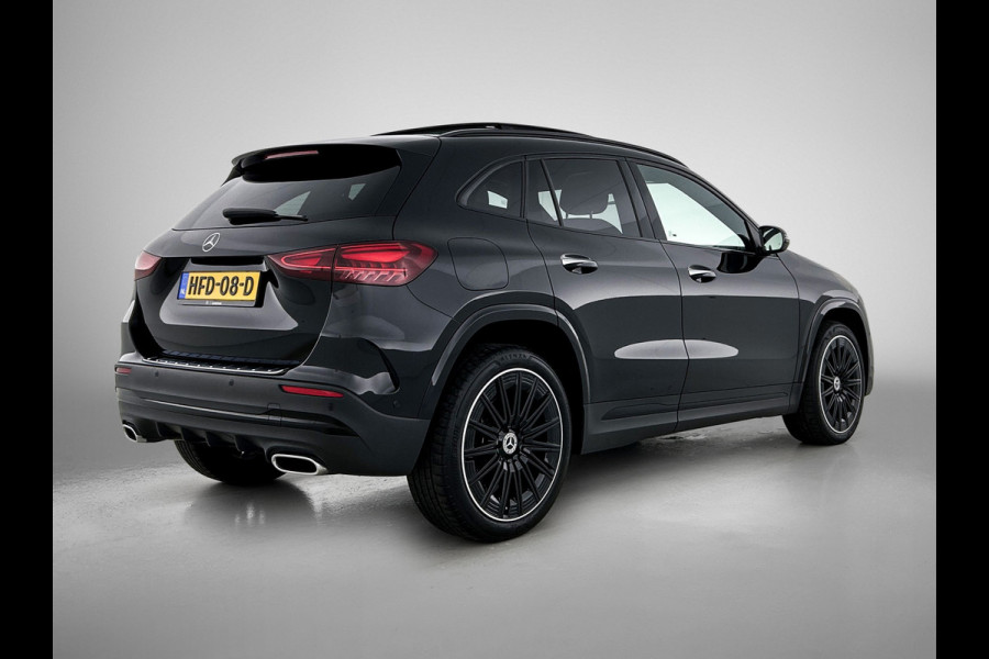Mercedes-Benz GLA 250 e Star Edition AMG Line aug-26 | Panoramadak | 20 inch lichtemetalen velgen | lederen bekleding | MBUX wide screen | elect. bed. voorstoelen met memory | parking support Inclusief 24 maanden MB Certified garantie voor Europa.