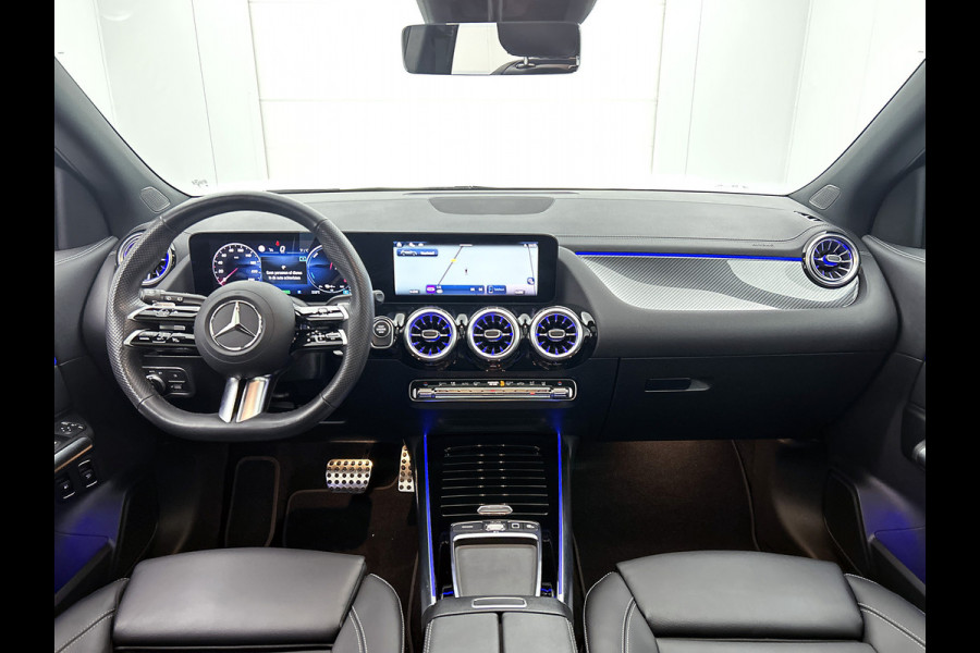 Mercedes-Benz GLA 250 e Star Edition AMG Line aug-26 | Panoramadak | 20 inch lichtemetalen velgen | lederen bekleding | MBUX wide screen | elect. bed. voorstoelen met memory | parking support Inclusief 24 maanden MB Certified garantie voor Europa.