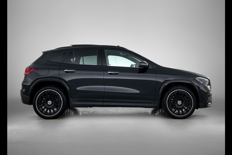 Mercedes-Benz GLA 250 e Star Edition AMG Line aug-26 | Panoramadak | 20 inch lichtemetalen velgen | lederen bekleding | MBUX wide screen | elect. bed. voorstoelen met memory | parking support Inclusief 24 maanden MB Certified garantie voor Europa.
