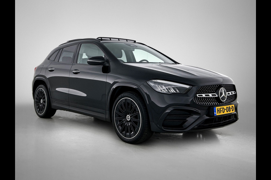 Mercedes-Benz GLA 250 e Star Edition AMG Line aug-26 | Panoramadak | 20 inch lichtemetalen velgen | lederen bekleding | MBUX wide screen | elect. bed. voorstoelen met memory | parking support Inclusief 24 maanden MB Certified garantie voor Europa.