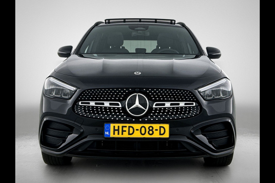 Mercedes-Benz GLA 250 e Star Edition AMG Line aug-26 | Panoramadak | 20 inch lichtemetalen velgen | lederen bekleding | MBUX wide screen | elect. bed. voorstoelen met memory | parking support Inclusief 24 maanden MB Certified garantie voor Europa.
