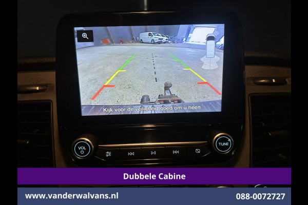 Ford Transit Custom 2.0 TDCI 130pk L2H1 Dubbele Cabine Euro6 Airco | 5-Zits | Camera | LED | Tachograaf Cruisecontrol, Trekhaak, Stoelverwarming, Verwarmde voorruit, Parkeersensoren