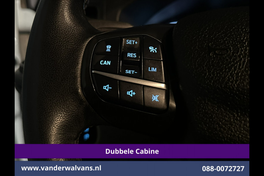 Ford Transit Custom 2.0 TDCI 130pk L2H1 Dubbele Cabine Euro6 Airco | 5-Zits | Camera | LED | Tachograaf Cruisecontrol, Trekhaak, Stoelverwarming, Verwarmde voorruit, Parkeersensoren