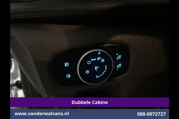 Ford Transit Custom 2.0 TDCI 130pk L2H1 Dubbele Cabine Euro6 Airco | 5-Zits | Camera | LED | Tachograaf Cruisecontrol, Trekhaak, Stoelverwarming, Verwarmde voorruit, Parkeersensoren