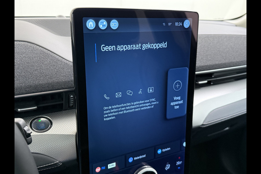 Ford Mustang Mach-E Extended RWD 98kWh Technology Pack Plus Panoramadak Trekhaak Adap.Cruise SOH 94% B&O-Audio 360°Camera Leder Elek.Stoelen+ Apple Carplay Android Auto Elek.Achterklep Lmv 18" Pdc Led Isofix DAB 1e Eigenaar 750KG Trekgewicht Origineel Nederlandse Auto