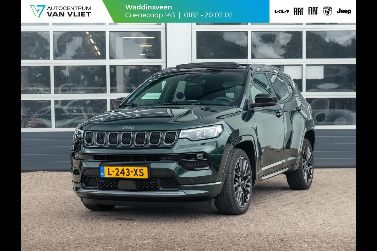 Jeep Compass 1.3 Turbo 150pk Automaat S | Leer |19" LM Velgen |Schuif- kanteldak | Unieke kleur |