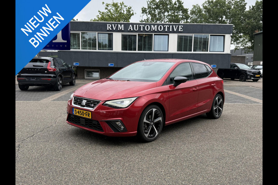 Seat Ibiza 1.0 EcoTSI FR 18 INCH| PARKEERSENSOREN| RIJKLAAR GELEVERD INCL. 12 MND BOVAG GARANTIE|  ORIGINEEL NEDERLANDS GELEVERD NAP| FULL LED| CARPLAY