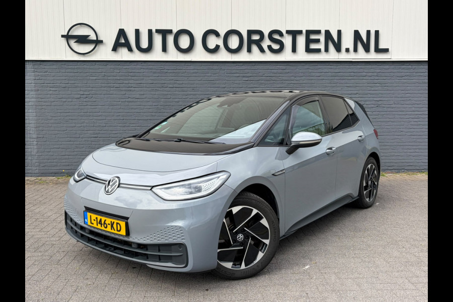 Volkswagen ID.3 First Plus 62kWh Trekhaak Panoramadak Ergo-Active Stoelen+Verwarmd Camera Adap.Cruise Navi-Pro Ecc Head-up display Matrix led Pdc Privacy Glas Isofix Lmv 18" SOH 76% Apple Carplay/Android Auto
