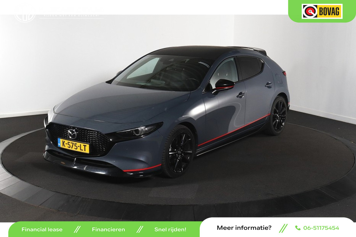 Mazda 3 2.0 e-SkyActiv-X M Hybrid 180 Luxury - Aeropakket - Leder- Navi - Camera - Org.NL