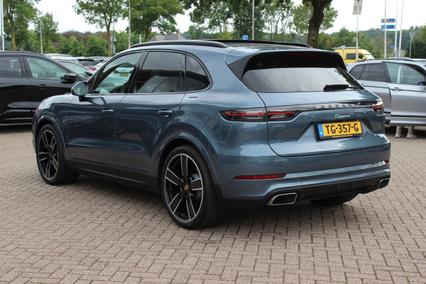 Porsche Cayenne 3.0 / Panoramadak / 360Camera / Achterasbesturing / Adaptieve Stoelen / Luchtvering / 21'' / Bose / Matrix LED / Sportchrono / Stoelventilatie+Verwarming / Stuurverwarmd / Dodehoek / DAB / Cruise