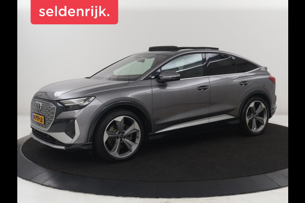 Audi Q4 Sportback e-tron 40 Launch edition S Competition 77 kWh | SOH 92,5% | Panoramadak | Leder | Stoelverwarming | Adaptive cruise | Head-up | SONOS audio | Sfeerverlichting | Carplay | Trekhaak