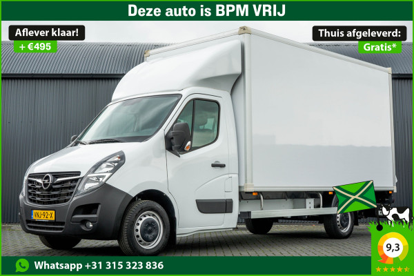 Opel Movano **2.3 Turbo | Bakwagen met Laadklep | 146 PK | Laadvermogen: 1203KG | Cruise | Navigatie | MF Stuur**