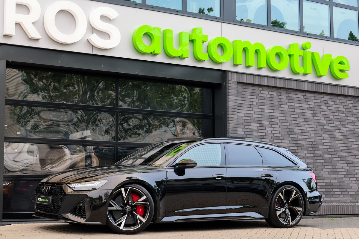 Audi RS6 Avant RS 6 TFSI quattro | DYNAMIC PLUS | KERAMISCH | CARBON | HUD | B&O | KOELING | NIGHTVISION | 4WIELSTURING |