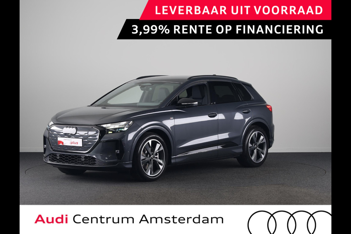 Audi Q4 e-tron S edition 82 kWh 286 pk | Techniekpakket plus | Winterpakket | Trekhaak | Optiekpakket zwart-glanzend |