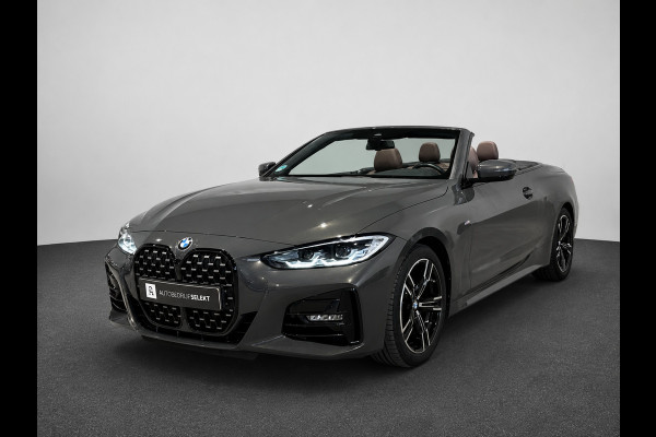 BMW 4 Serie Cabrio 420i M-Sport | Dravitgrau | Nekverwarmer | Stuurwiel- en stoelverwarming | Dealer onderhouden | 1e eigenaar