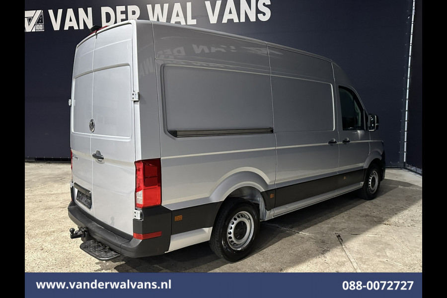 Volkswagen Crafter 2.0 TDI 141pk L3H3 L2H2 Euro6 Airco | Camera | Apple Carplay | Cruisecontrol | 3000kg Trekhaak Android Auto, Chauffeursstoel, Bijrijdersbank