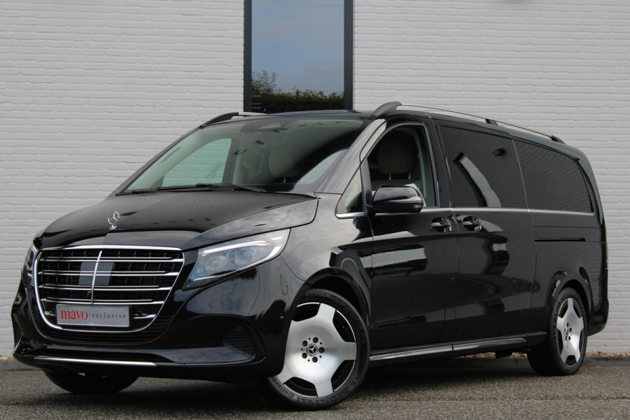 Mercedes-Benz V-Klasse 300d / XXL / AMG / Exclusive / 4-Matic / 7 Pers / Luchtv / Elec Stoel voor + Achter / Burmester / NIEUWSTAAT