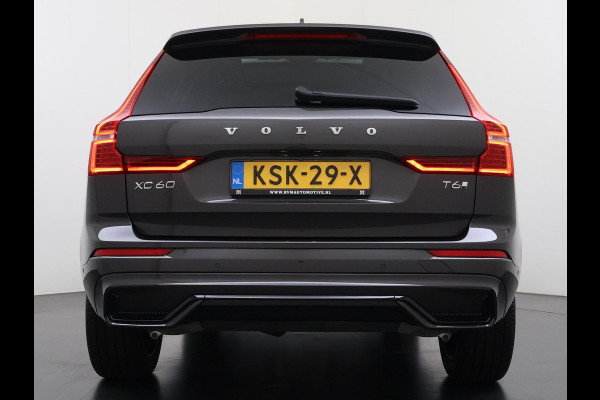 Volvo XC60 Plug-In Hybrid AWD T6 Plus Dark Recharge ADAPT. CRUISE CONTROL | STUUR & STOEL VERWARMING | PANORAMA DAK | 360 GRADEN CAMERA | ELEK. STOELEN MET GEHEUGEN | HARMAN/KARDON AUDIO