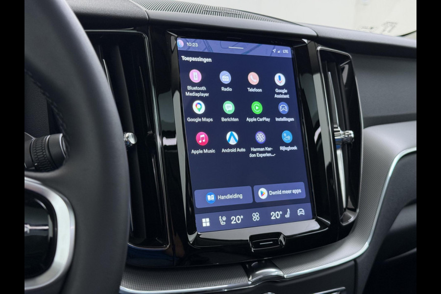 Volvo XC60 Plug-In Hybrid AWD T6 Plus Dark Recharge ADAPT. CRUISE CONTROL | STUUR & STOEL VERWARMING | PANORAMA DAK | 360 GRADEN CAMERA | ELEK. STOELEN MET GEHEUGEN | HARMAN/KARDON AUDIO