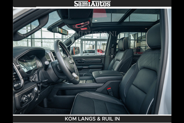Dodge Ram LIMITED H.O 540 PK 706Nm | Massage + Full Option | De Meest Luxe en Volle Pick-Up in zijn Klasse | Comfortabele Dubbele Cabine met Royale 5 Zitplaatsen | BPM vrij | Nu Leverbaar uit Voorraad | Voorraad Nr 2336 - 7700 | De specialist in Amerikaanse pick‑ups in Nederland en Europa.