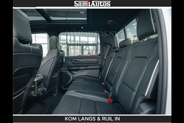 Dodge Ram LIMITED H.O 540 PK 706Nm | Massage + Full Option | De Meest Luxe en Volle Pick-Up in zijn Klasse | Comfortabele Dubbele Cabine met Royale 5 Zitplaatsen | BPM vrij | Nu Leverbaar uit Voorraad | Voorraad Nr 2336 - 7700 | De specialist in Amerikaanse pick‑ups in Nederland en Europa.