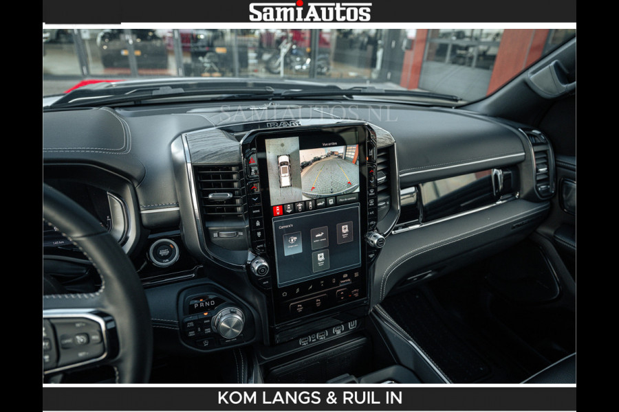 Dodge Ram LIMITED H.O 540 PK 706Nm | Massage + Full Option | De Meest Luxe en Volle Pick-Up in zijn Klasse | Comfortabele Dubbele Cabine met Royale 5 Zitplaatsen | BPM vrij | Nu Leverbaar uit Voorraad | Voorraad Nr 2336 - 7700 | De specialist in Amerikaanse pick‑ups in Nederland en Europa.