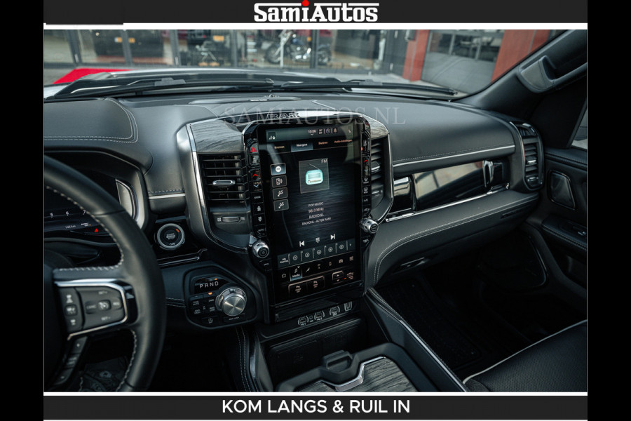 Dodge Ram LIMITED H.O 540 PK 706Nm | Massage + Full Option | De Meest Luxe en Volle Pick-Up in zijn Klasse | Comfortabele Dubbele Cabine met Royale 5 Zitplaatsen | BPM vrij | Nu Leverbaar uit Voorraad | Voorraad Nr 2336 - 7700 | De specialist in Amerikaanse pick‑ups in Nederland en Europa.