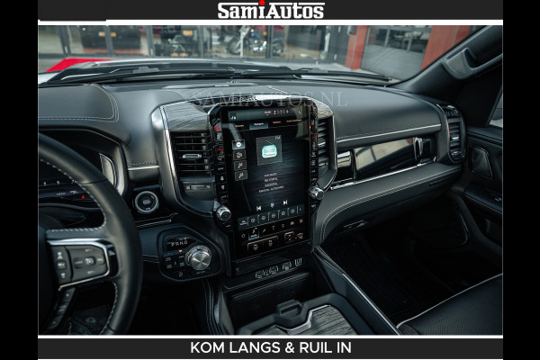 Dodge Ram LIMITED H.O 540 PK 706Nm | Massage + Full Option | De Meest Luxe en Volle Pick-Up in zijn Klasse | Comfortabele Dubbele Cabine met Royale 5 Zitplaatsen | BPM vrij | Nu Leverbaar uit Voorraad | Voorraad Nr 2336 - 7700 | De specialist in Amerikaanse pick‑ups in Nederland en Europa.