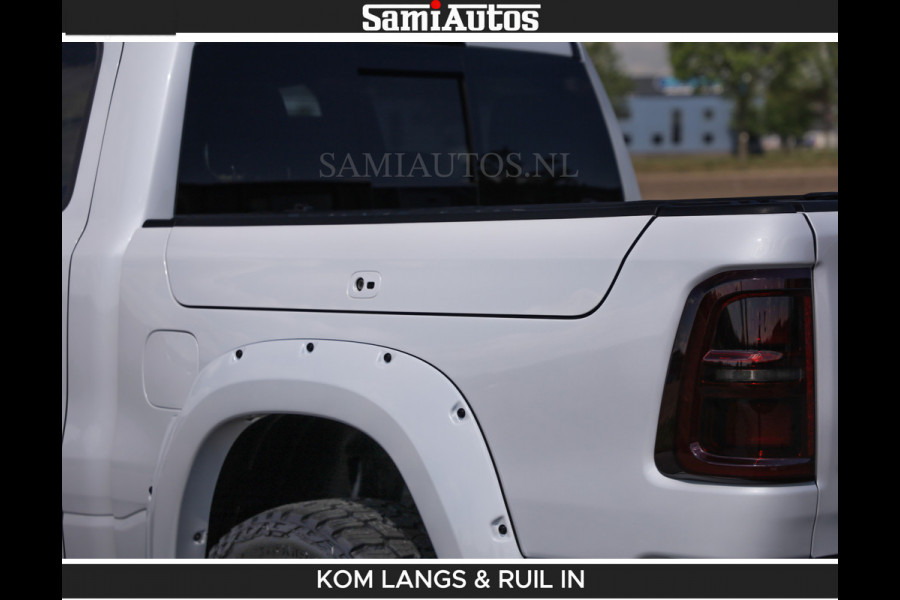 Dodge Ram LIMITED H.O 540 PK 706Nm | Massage + Full Option | De Meest Luxe en Volle Pick-Up in zijn Klasse | Comfortabele Dubbele Cabine met Royale 5 Zitplaatsen | BPM vrij | Nu Leverbaar uit Voorraad | Voorraad Nr 2336 - 7700 | De specialist in Amerikaanse pick‑ups in Nederland en Europa.