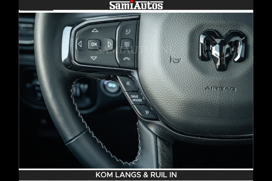 Dodge Ram LIMITED H.O 540 PK 706Nm | Massage + Full Option | De Meest Luxe en Volle Pick-Up in zijn Klasse | Comfortabele Dubbele Cabine met Royale 5 Zitplaatsen | BPM vrij | Nu Leverbaar uit Voorraad | Voorraad Nr 2336 - 7700 | De specialist in Amerikaanse pick‑ups in Nederland en Europa.