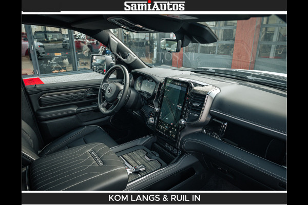 Dodge Ram LIMITED H.O 540 PK 706Nm | Massage + Full Option | De Meest Luxe en Volle Pick-Up in zijn Klasse | Comfortabele Dubbele Cabine met Royale 5 Zitplaatsen | BPM vrij | Nu Leverbaar uit Voorraad | Voorraad Nr 2336 - 7700 | De specialist in Amerikaanse pick‑ups in Nederland en Europa.